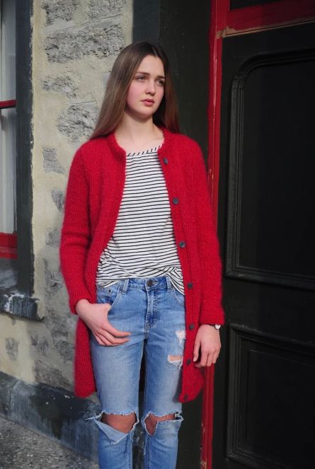 Touch Yarns - 099 - Long Mohair Cardigan Pattern