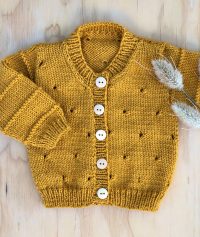 Touch Yarns - 123 - September Eyelet Cardigan