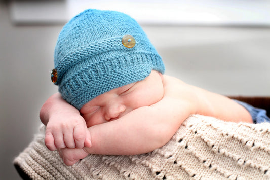 Baby Cakes - BC22 - Baby Newsboy Hat Pattern