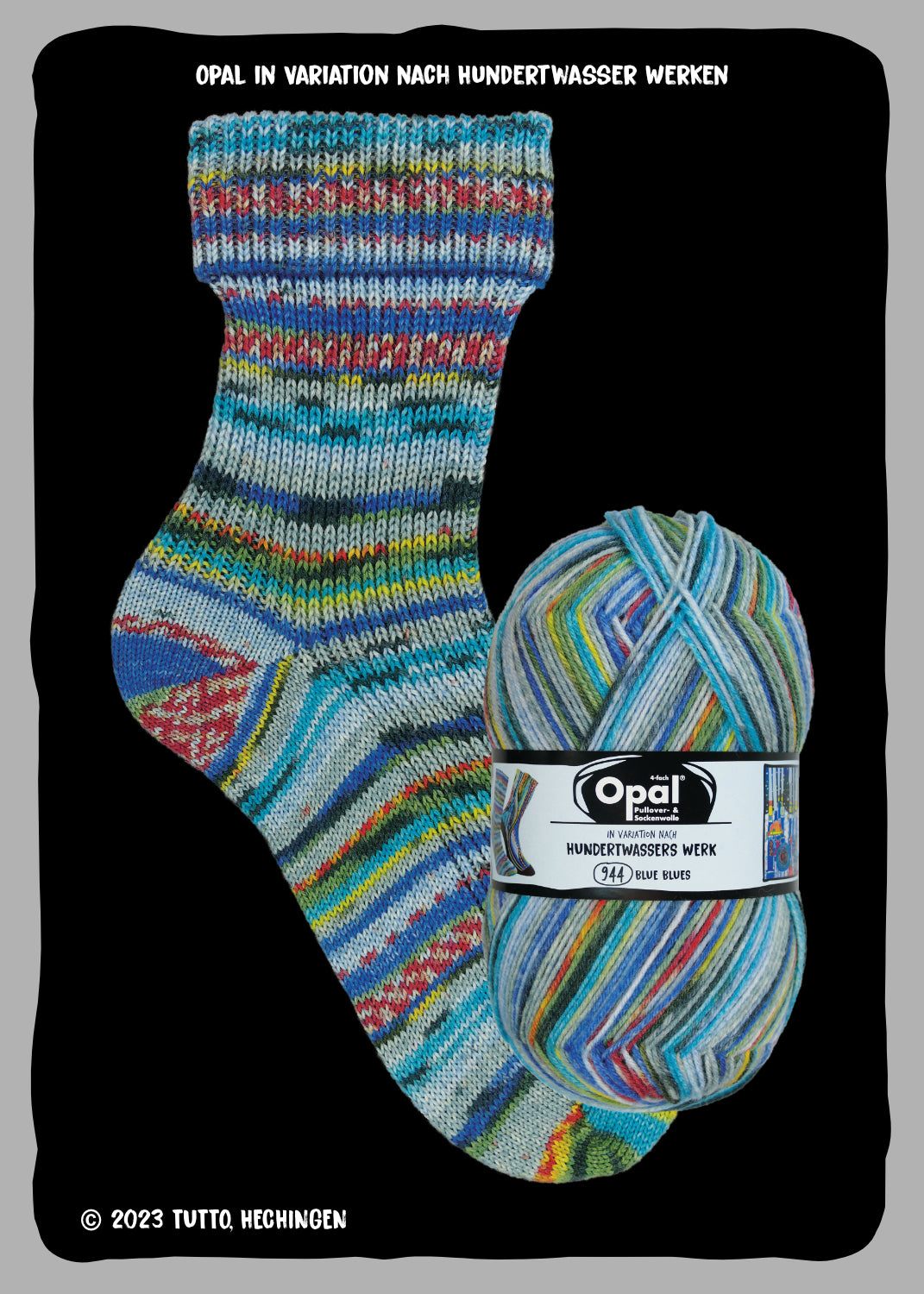 EOL - Opal Hundertwasser - 4 Ply Sock Yarn