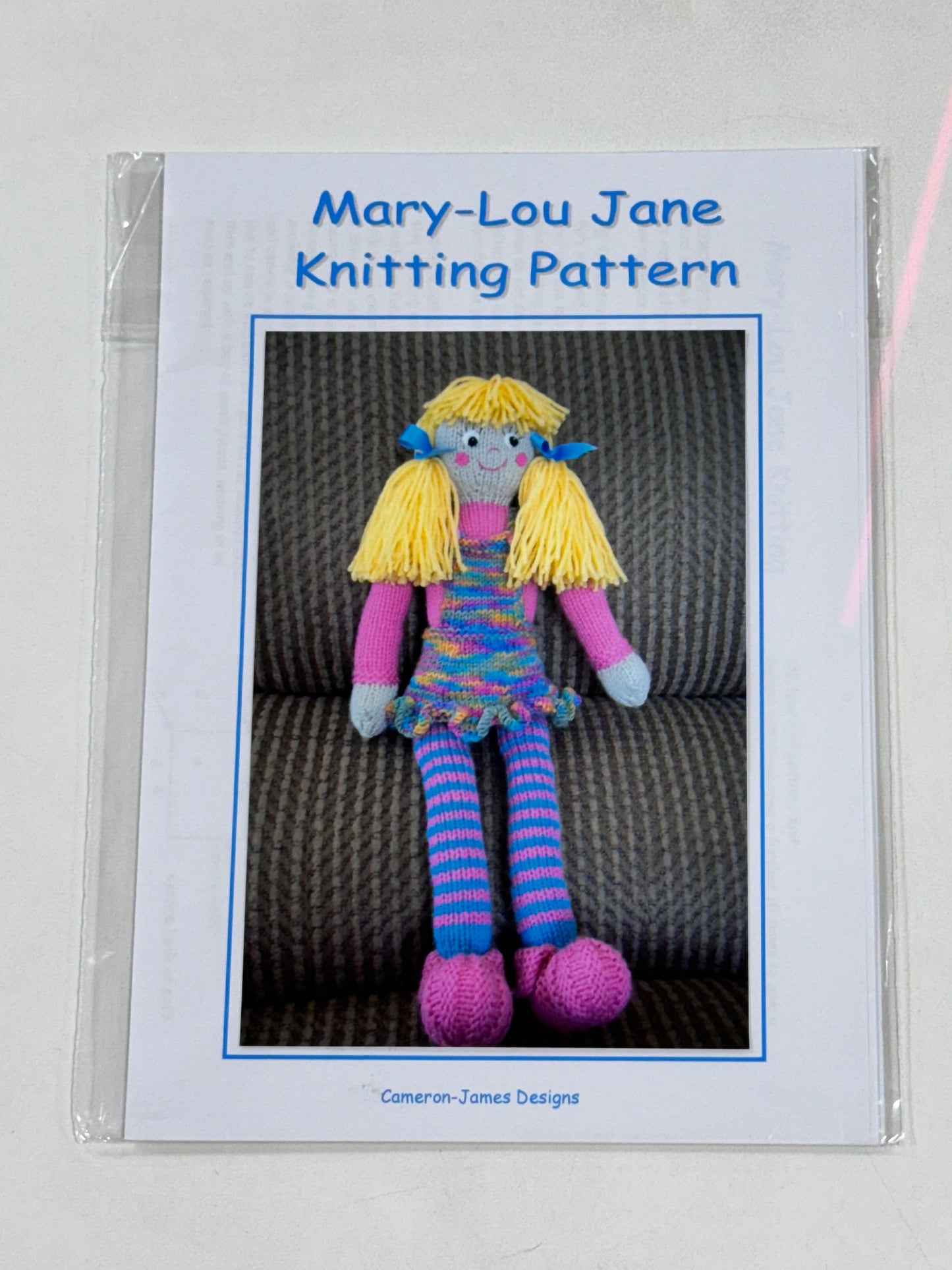 Mary-Lou Jane Doll - Knitting Pattern