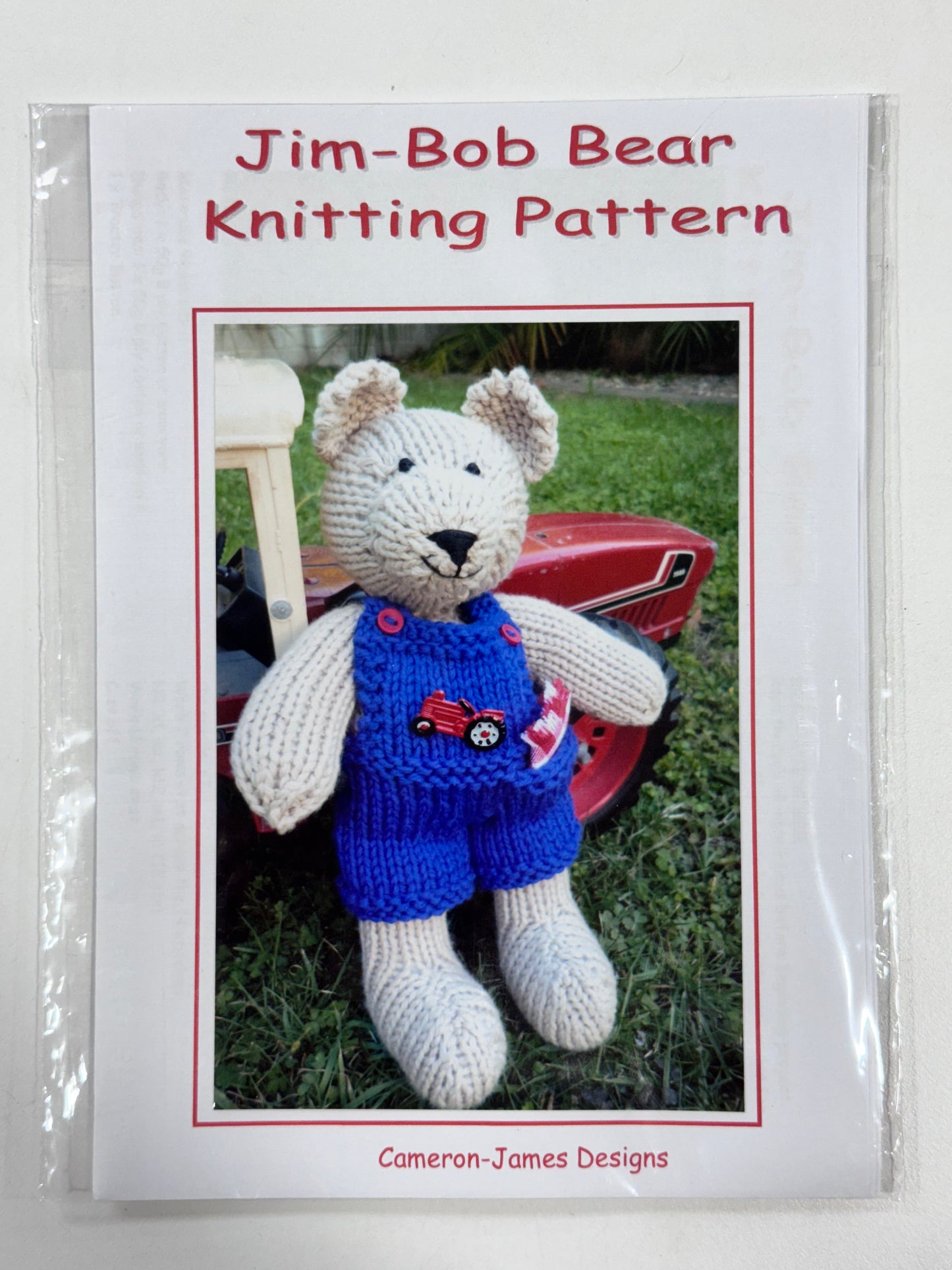 Jim-Bob Bear - Knitting Pattern