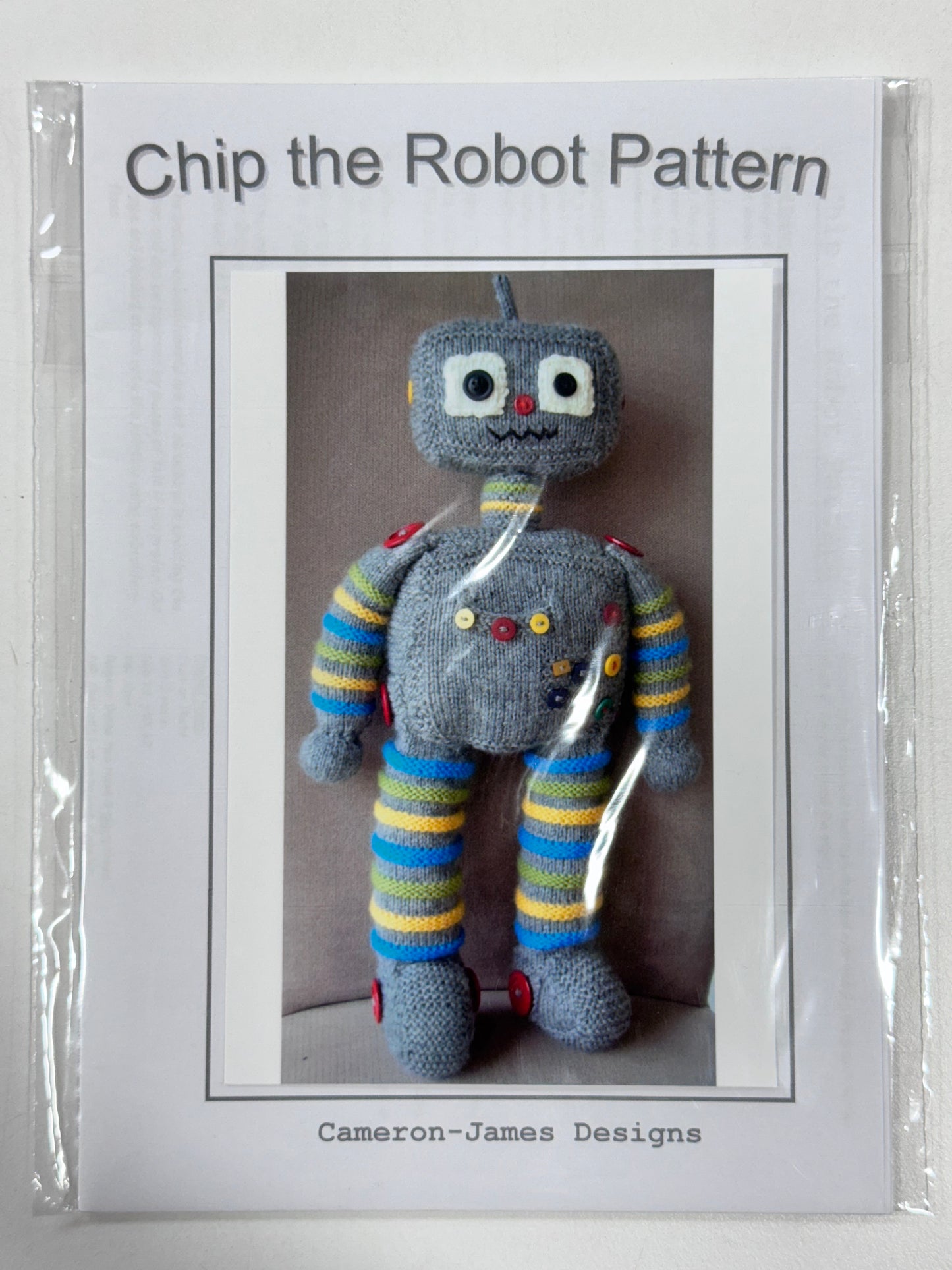 Chip the Robot - Knitting Pattern
