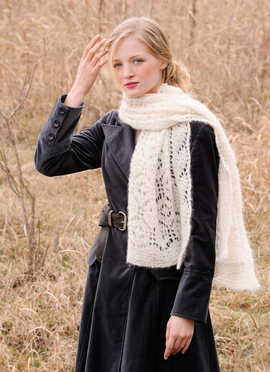 Blue Sky Pattern: Brushed Suri Wrap