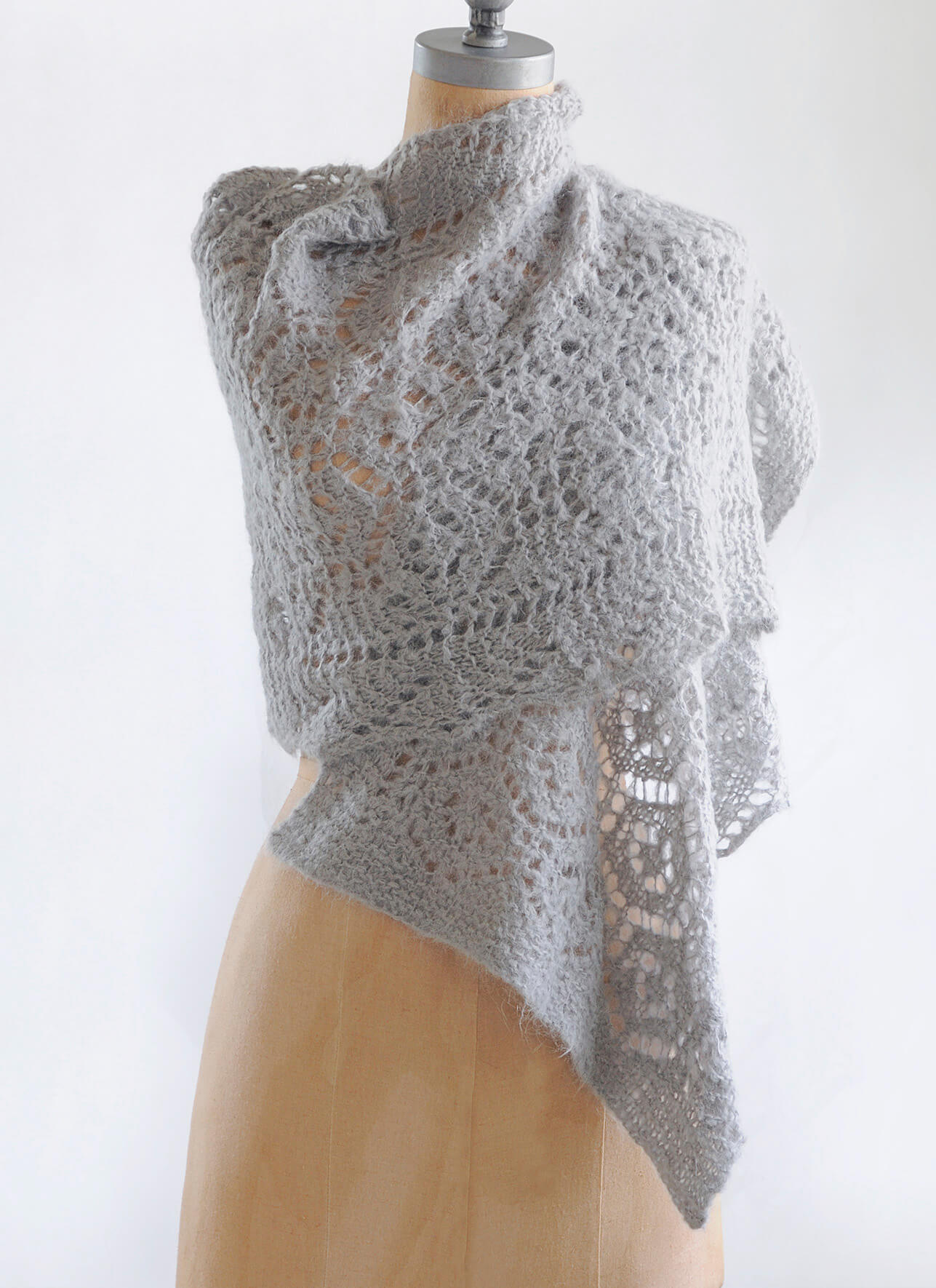 Blue Sky Pattern: Brushed Suri Wrap