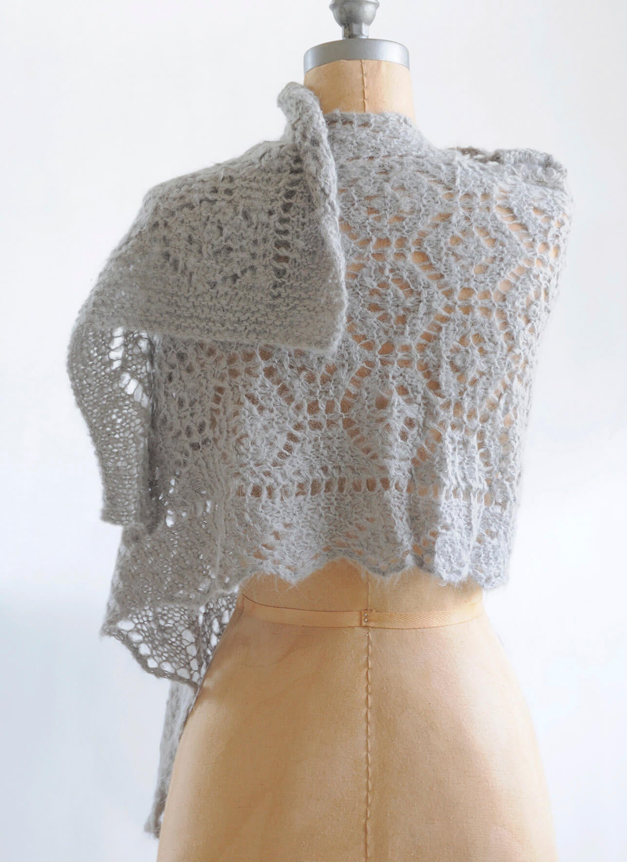 Blue Sky Pattern: Brushed Suri Wrap