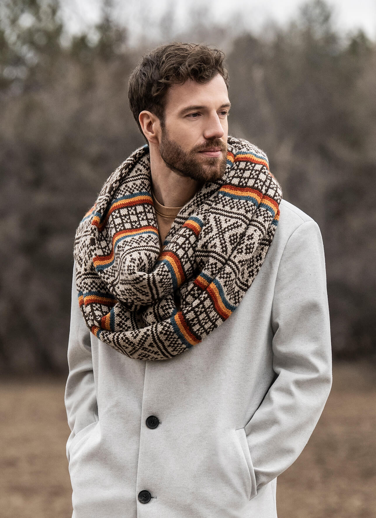 Blue Sky Pattern: Edmonton Wrap