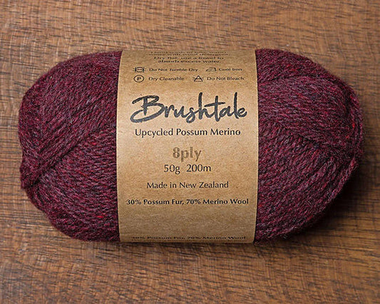 Brushtale Upcycled Possum Merino 8 Ply