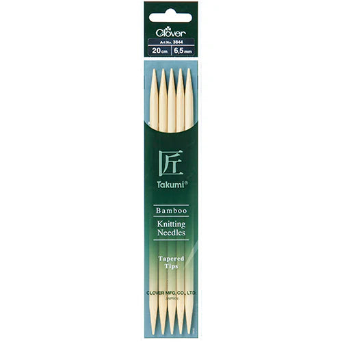 Clover Bamboo Double Pointed Needles (DPN) - 20cm