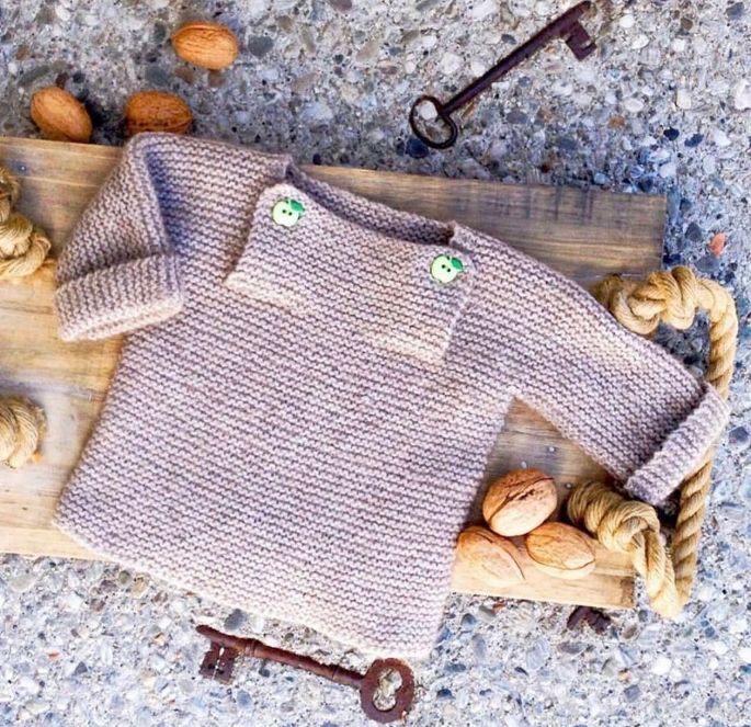 Touch Yarns - 006 - Child Tab Front Jersey Pattern