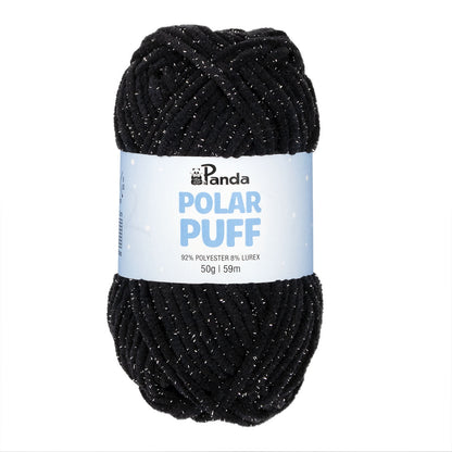 Panda Polar Puff - Chunky Chenille