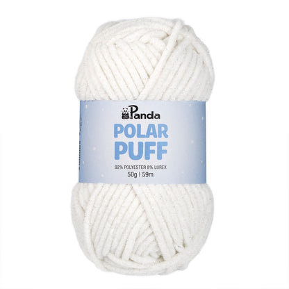 Panda Polar Puff - Chunky Chenille