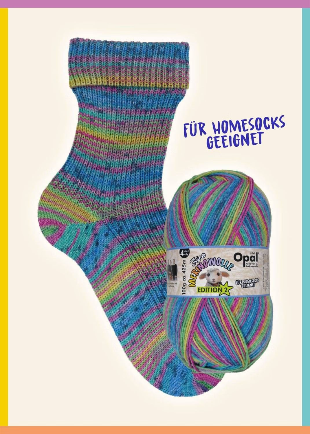 Opal "Feine Merinowolle" Edition 2 - Fine Merino Sock Yarn