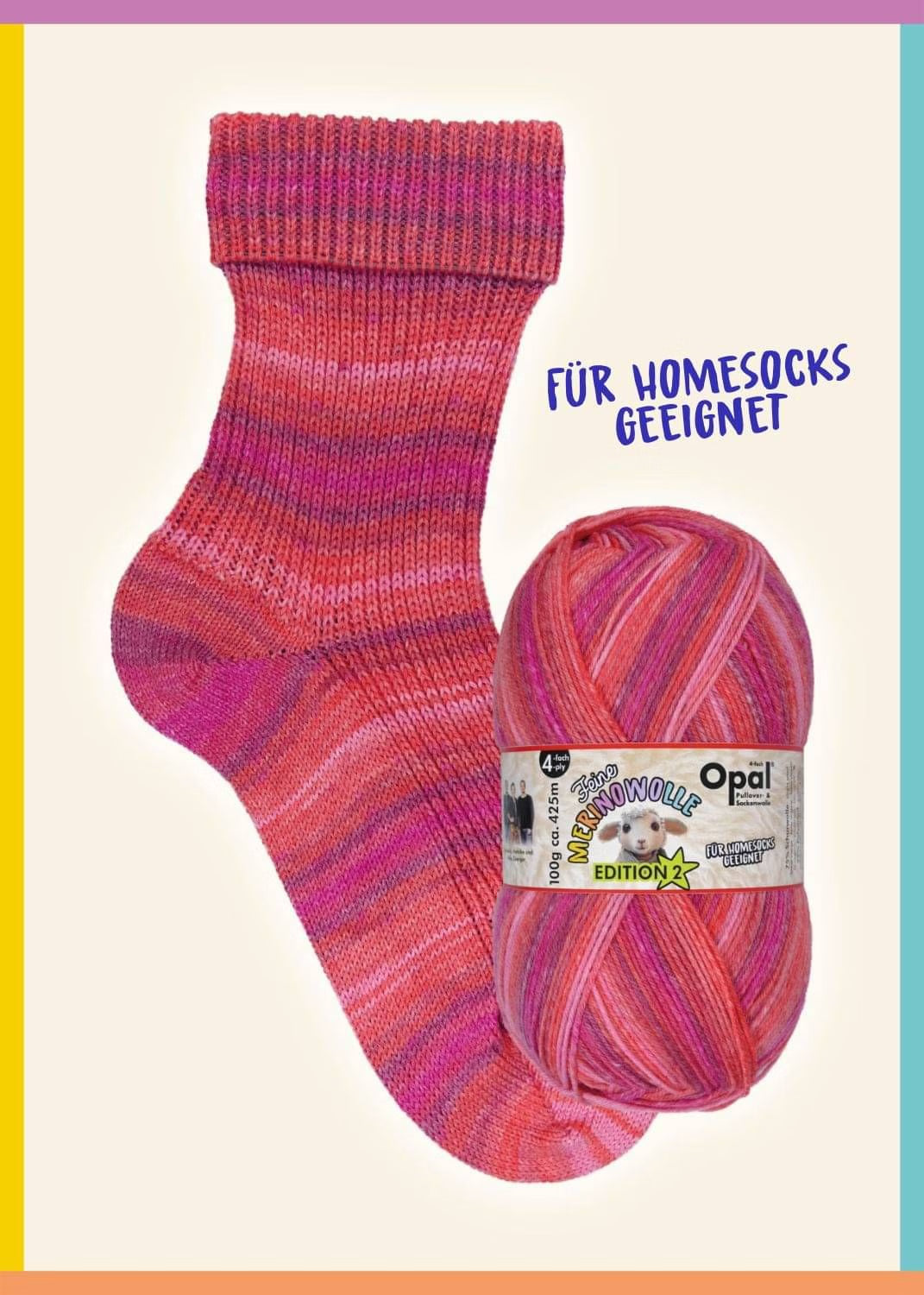 Opal "Feine Merinowolle" Edition 2 - Fine Merino Sock Yarn