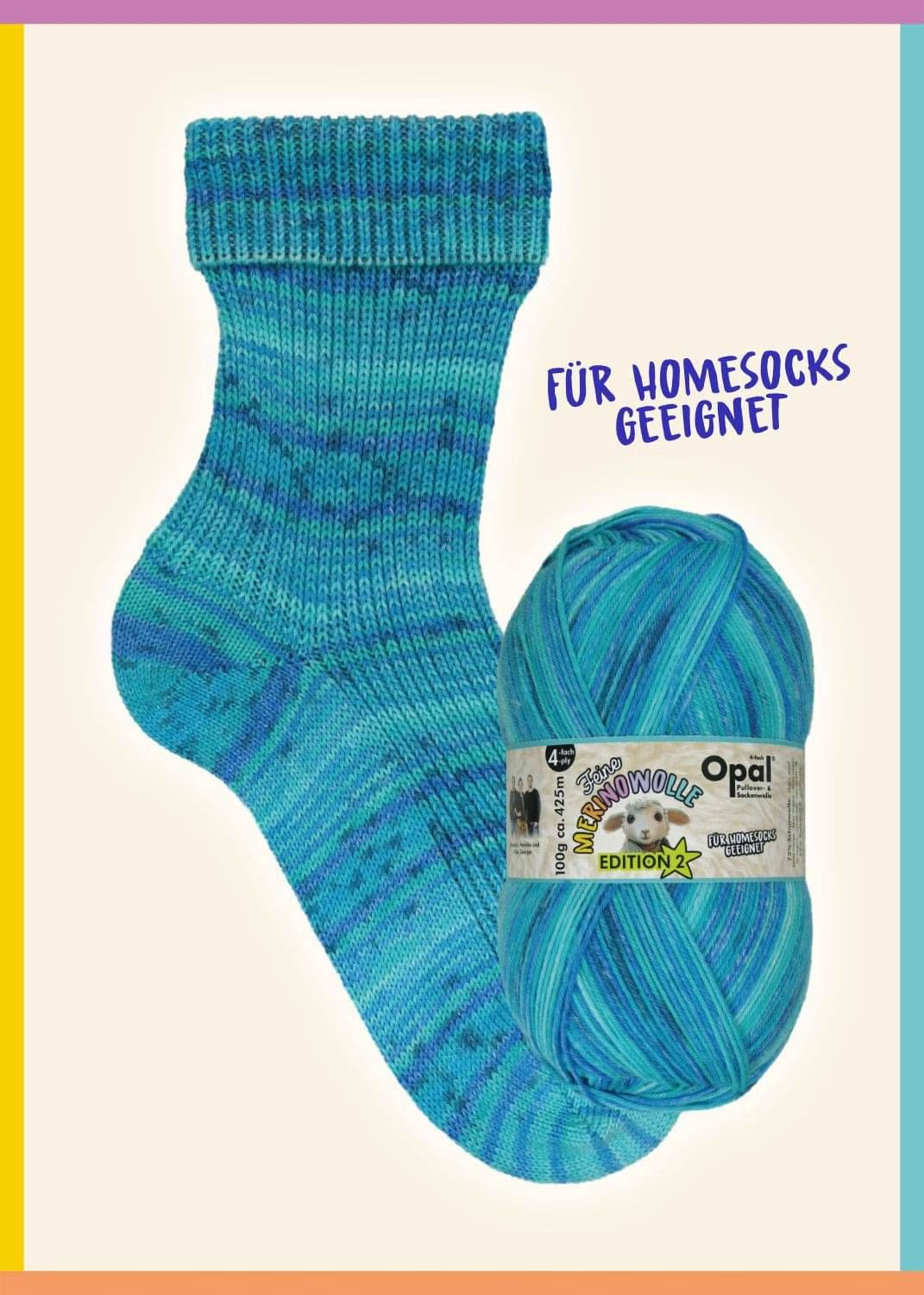 Opal "Feine Merinowolle" Edition 2 - Fine Merino Sock Yarn