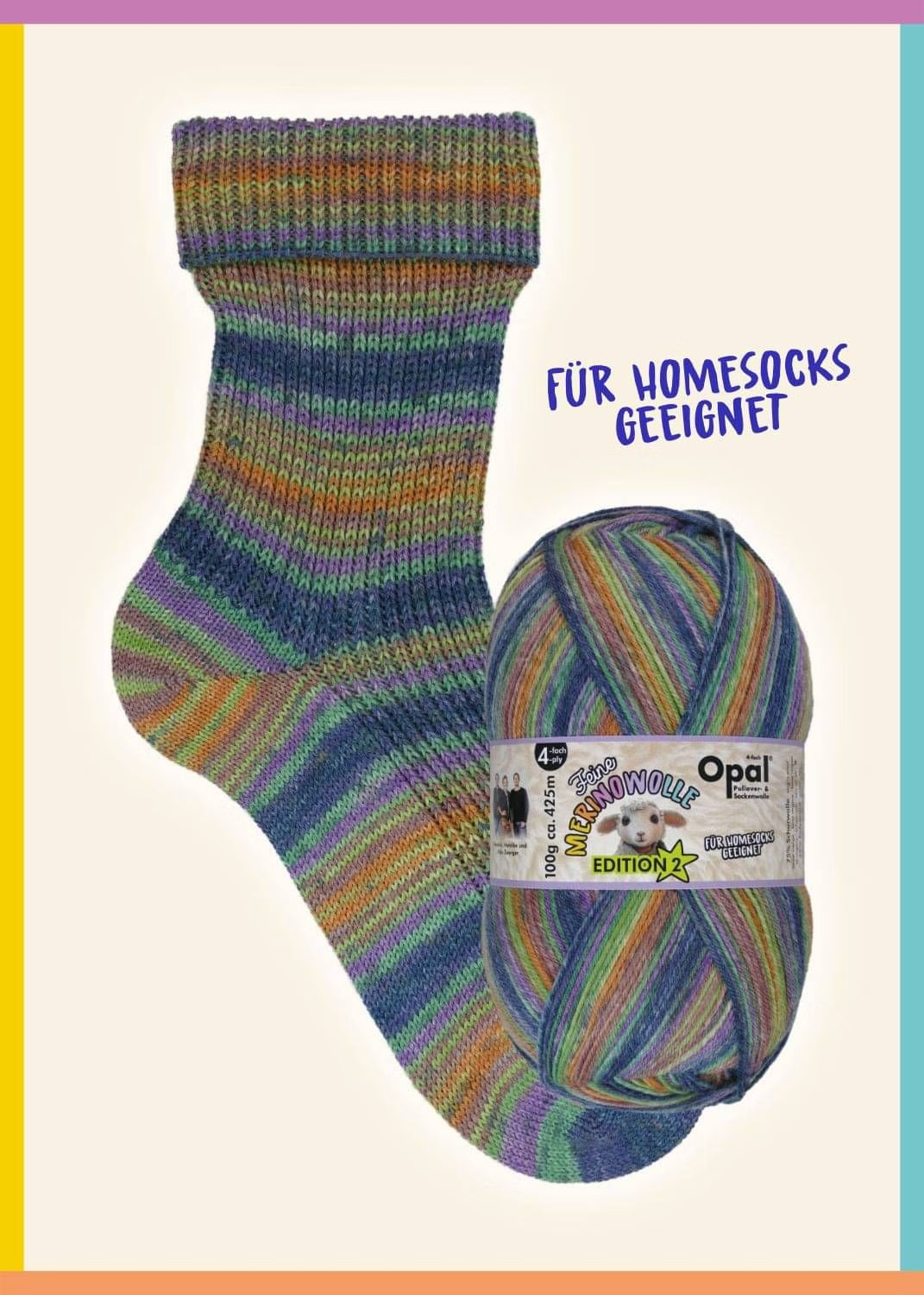Opal "Feine Merinowolle" Edition 2 - Fine Merino Sock Yarn