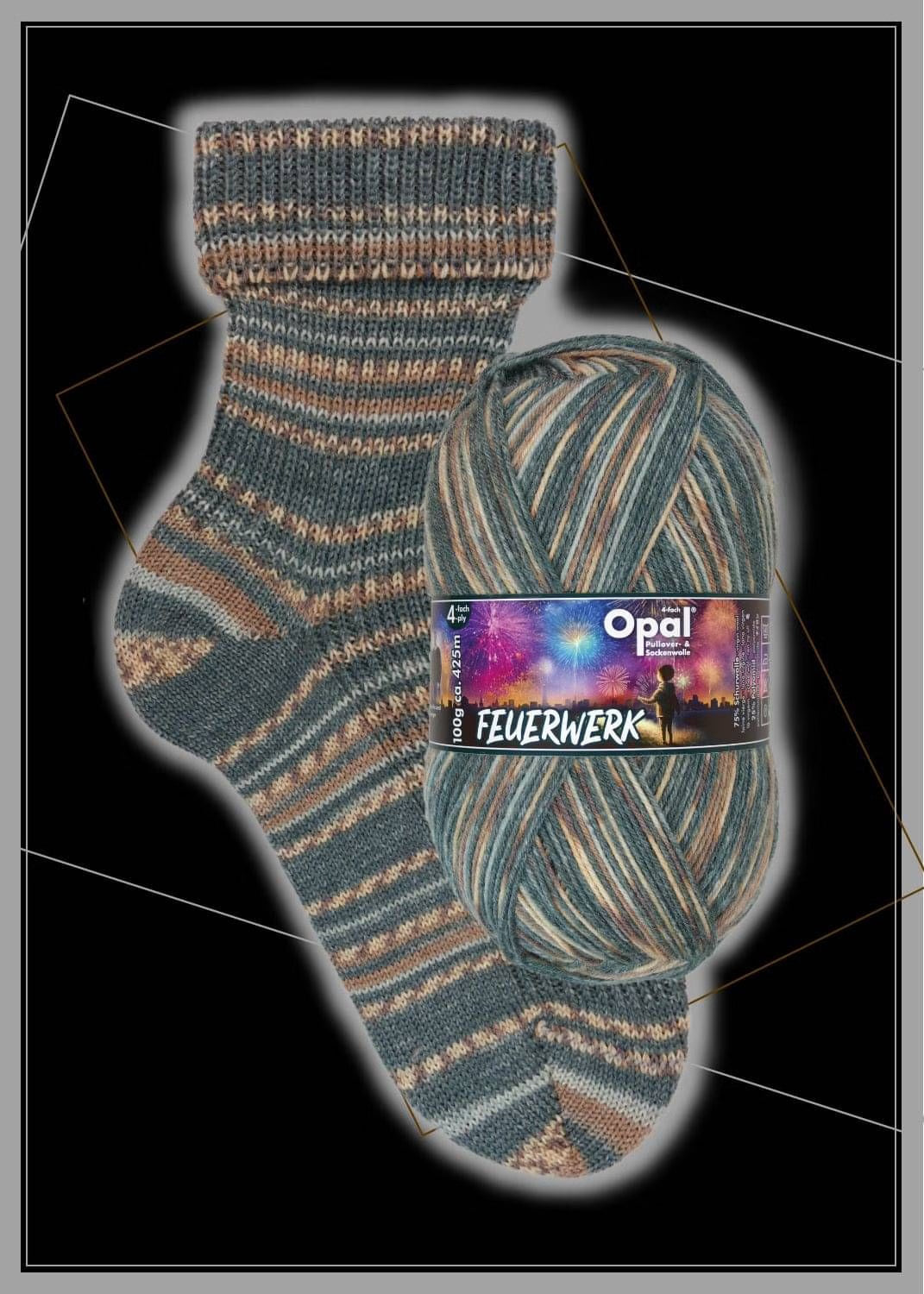 Opal "Feuerwerk" - Fireworks Sock Yarn