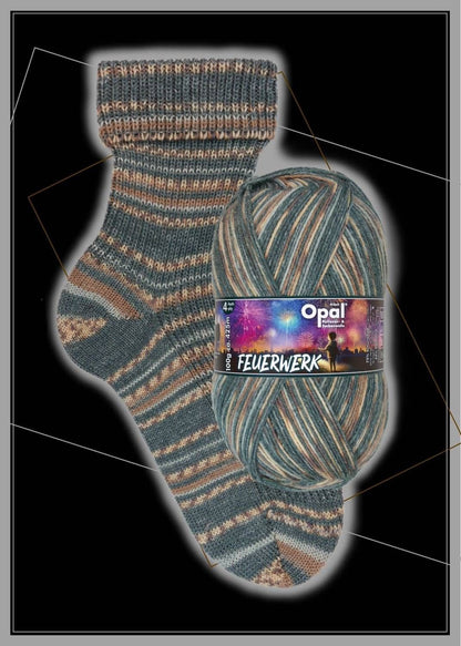 Opal "Feuerwerk" - Fireworks Sock Yarn