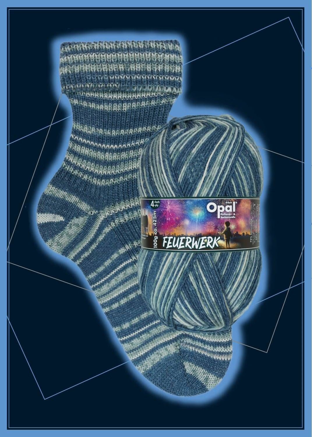 Opal "Feuerwerk" - Fireworks Sock Yarn