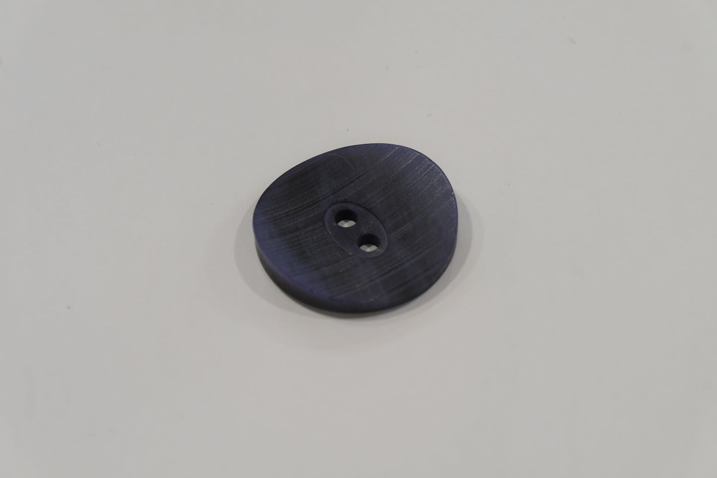 Abbey Buttons: Light Concave 2 hole - Rowan Big Wool - Black 28L (008)