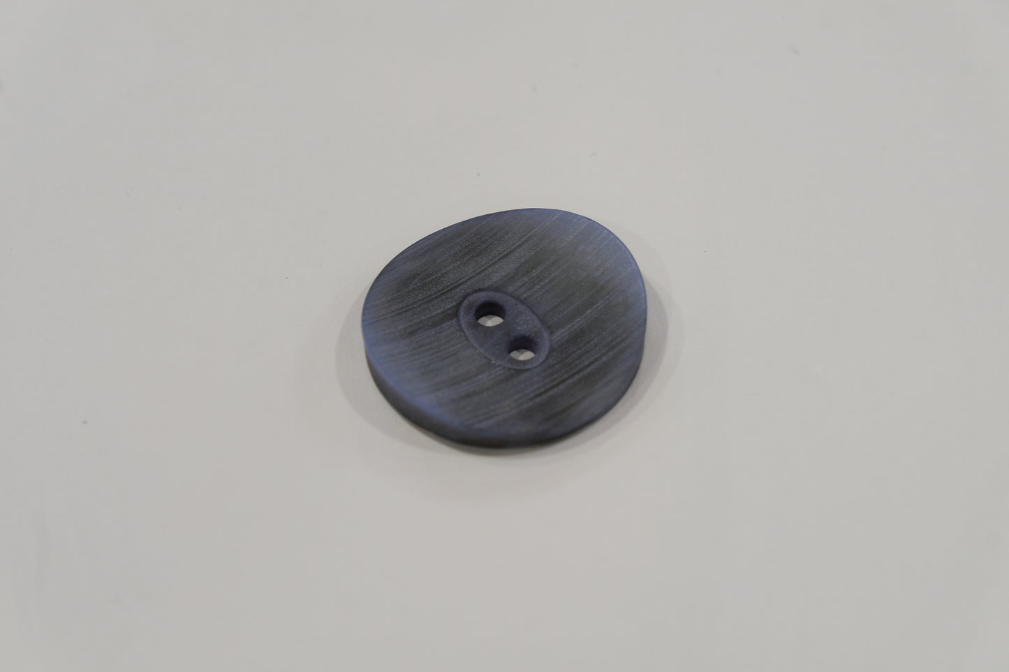 Abbey Buttons: Light Concave 2 hole - Rowan Big Wool - Black 28L (008)