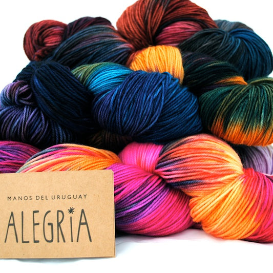 Alegria 4 Ply Sock Yarn - Merino - Manos Del Uruguay