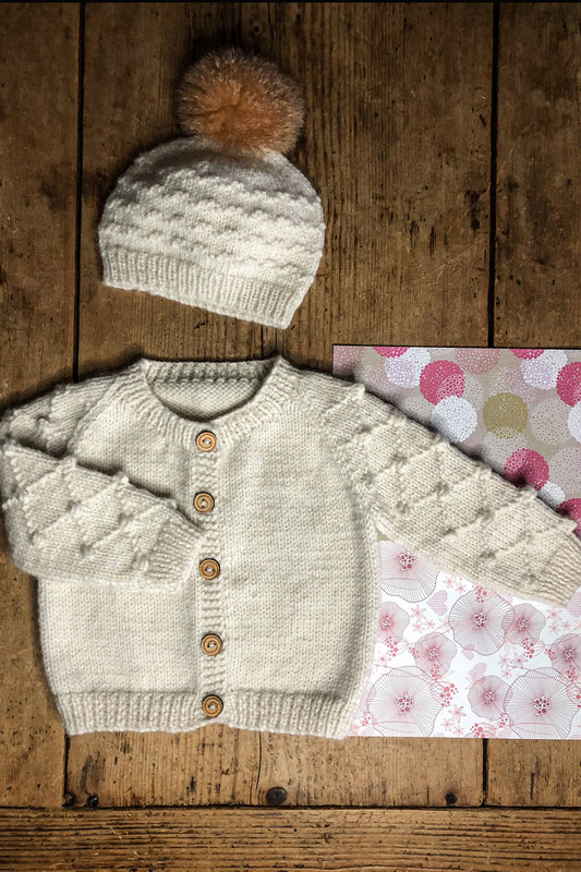 Baby Cakes - BC109 - Scottie Cardi and Hat Pattern