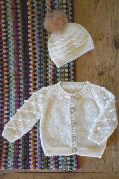 Baby Cakes - BC109 - Scottie Cardi and Hat Pattern