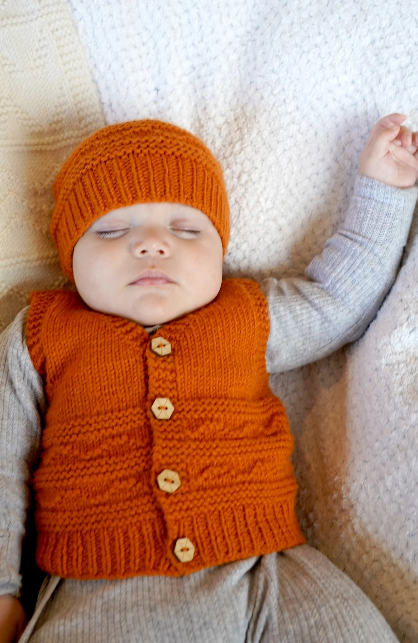Baby Cakes - BC145 - Finlay Vest and Hat Pattern