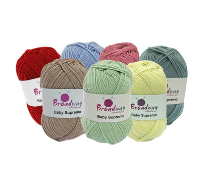 Broadway Yarns: Baby Supremo - 100% Merino - 4 Ply