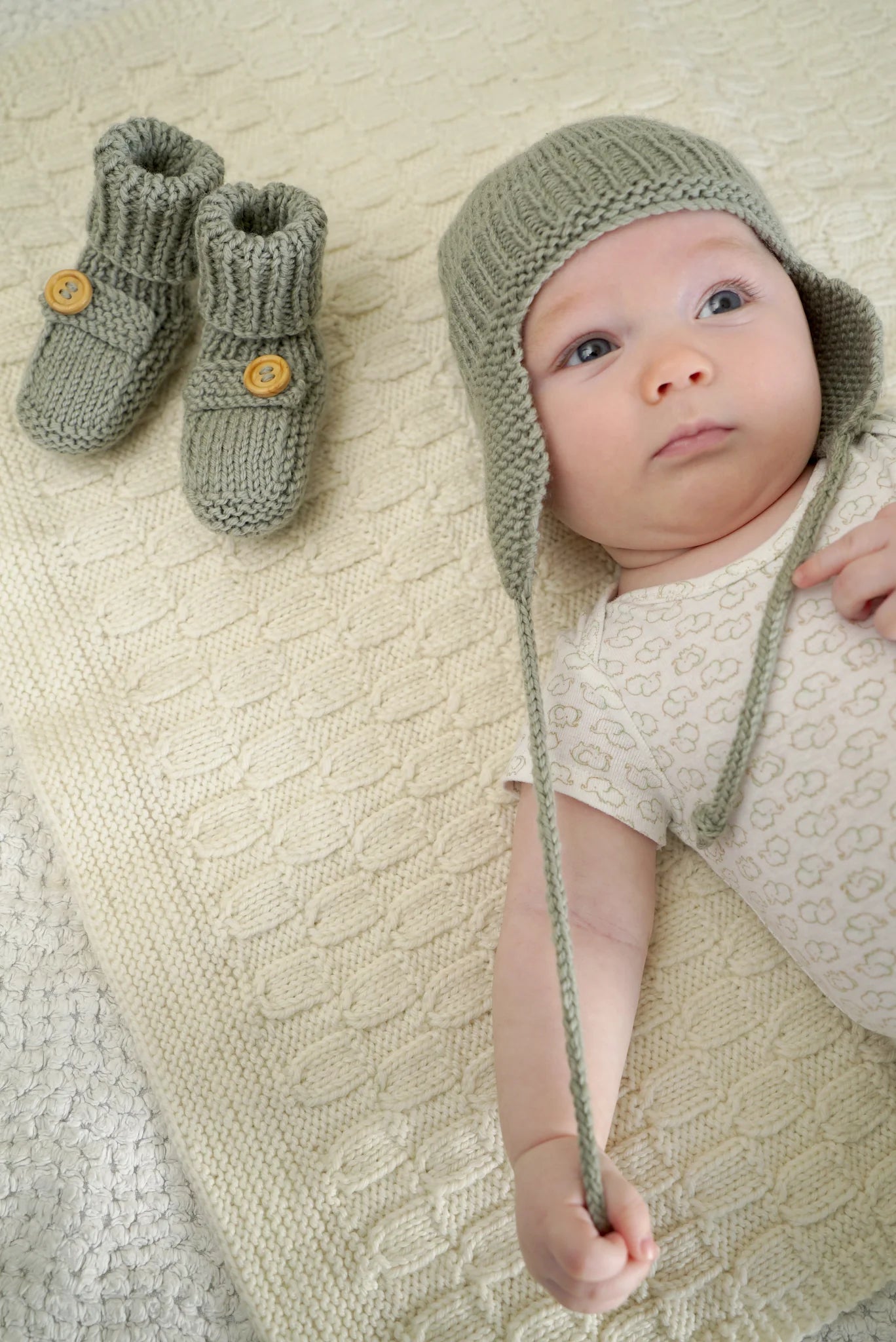 Baby Cakes - BC69 - Brayden Hat and Booties Pattern