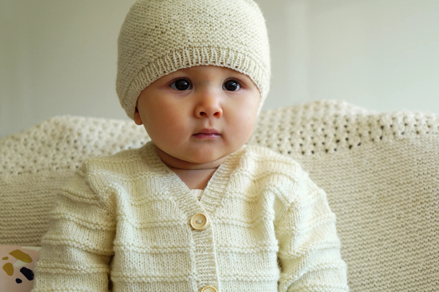 Baby Cakes - BC81 - Augusta Cardi and Hat Pattern