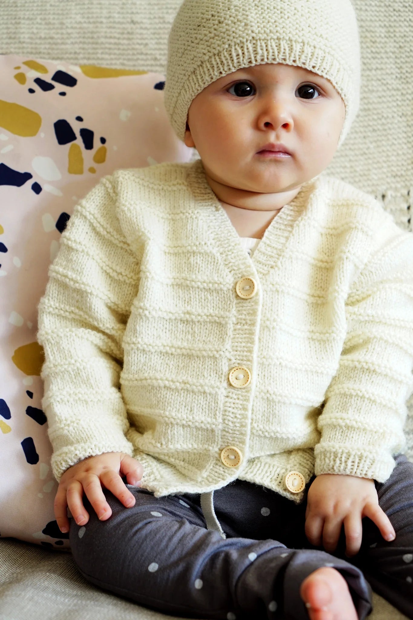 Baby Cakes - BC81 - Augusta Cardi and Hat Pattern