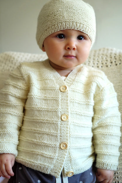 Baby Cakes - BC81 - Augusta Cardi and Hat Pattern