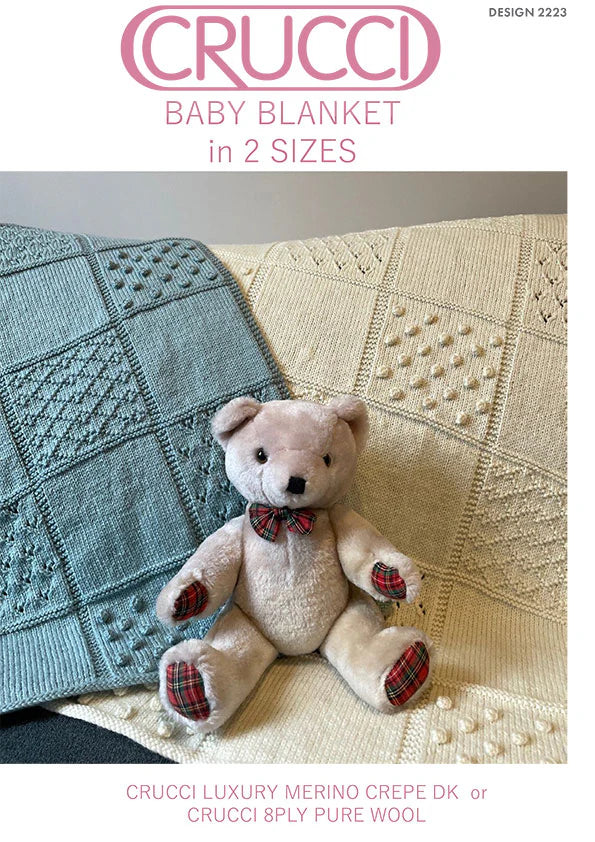 Crucci - 2223 - Baby Patchwork Blanket Pattern