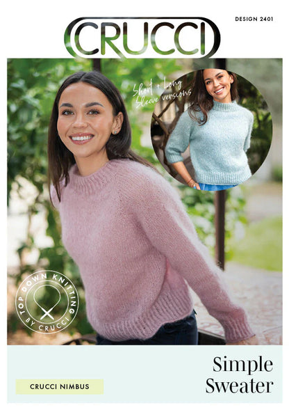 Crucci - 2401 - Simple Sweater Pattern