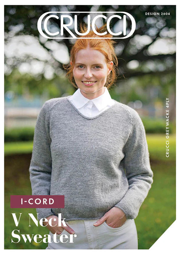 Crucci - 2604 - i-Cord V Neck Sweater