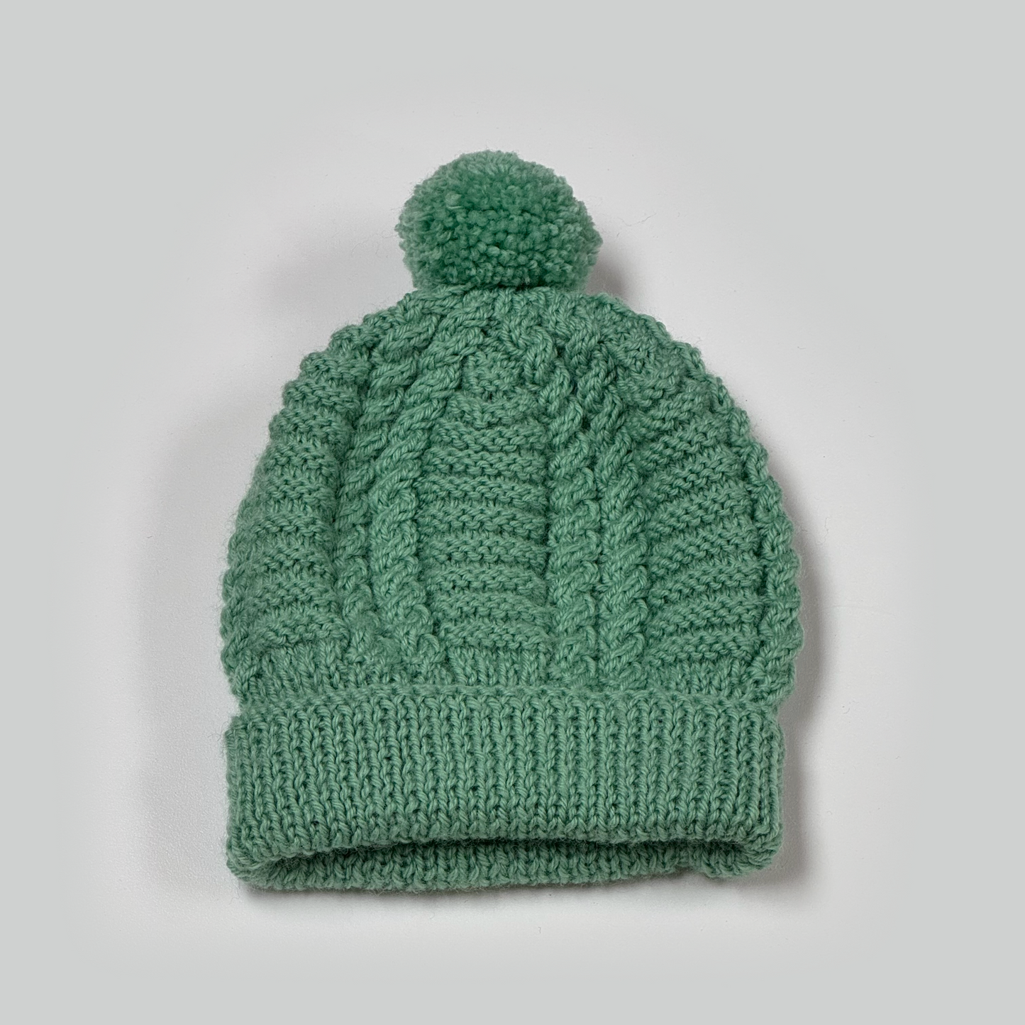 Cabled Baby Beanies