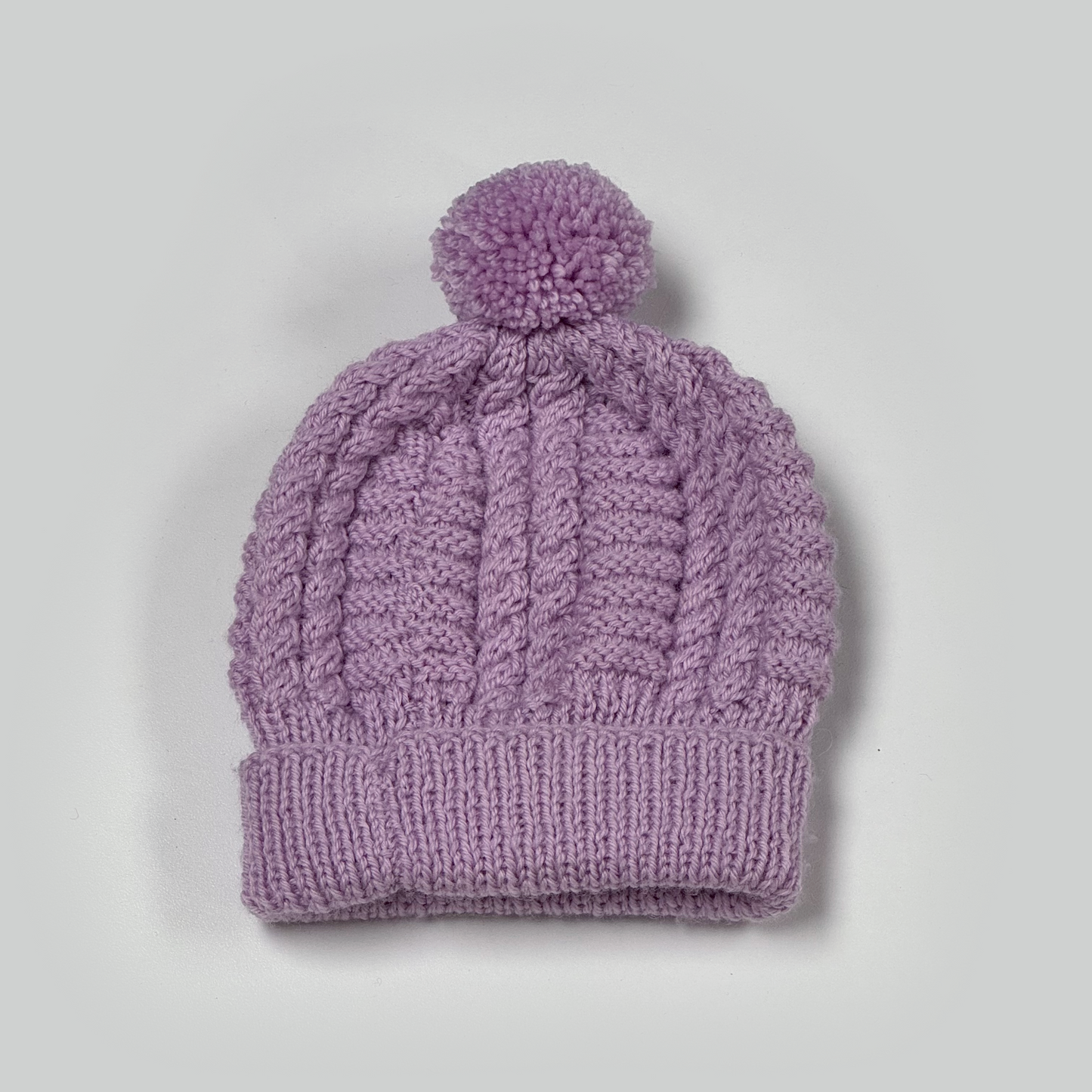 Cabled Baby Beanies
