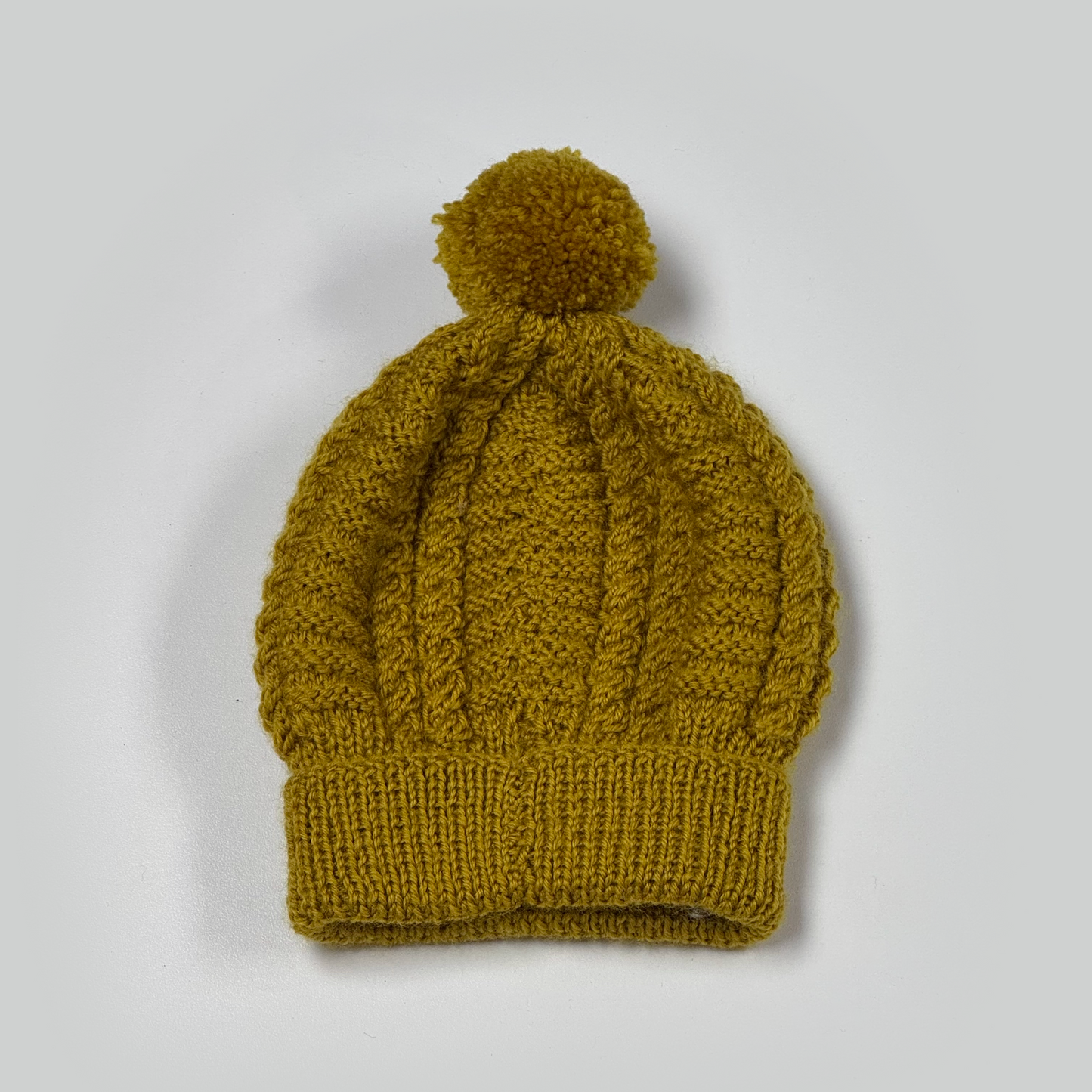 Cabled Baby Beanies