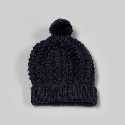Cabled Baby Beanies