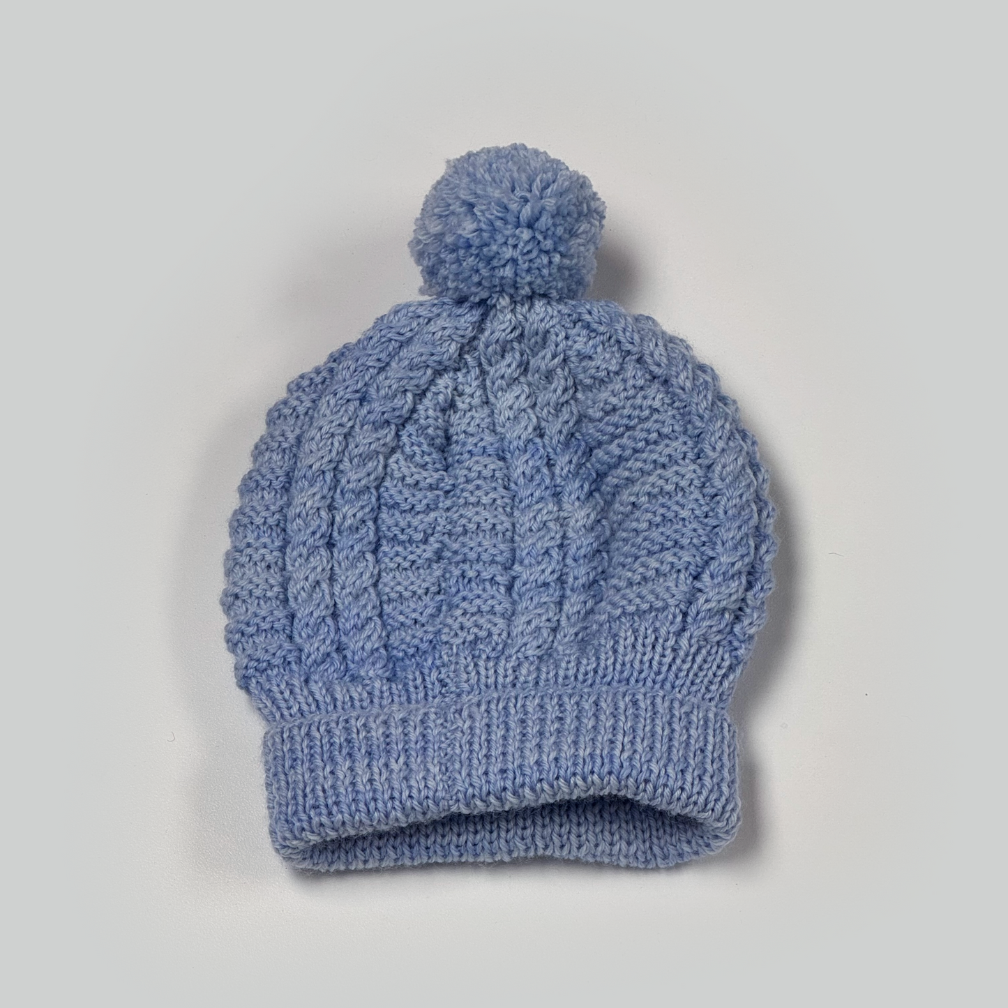 Cabled Baby Beanies