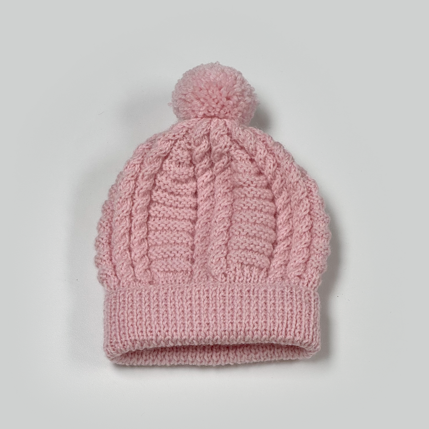 Cabled Baby Beanies