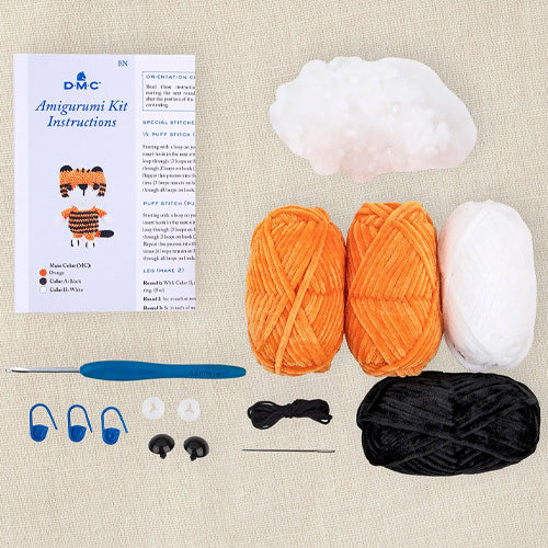Strippy the Tiger - DMC Amigurumi Kit
