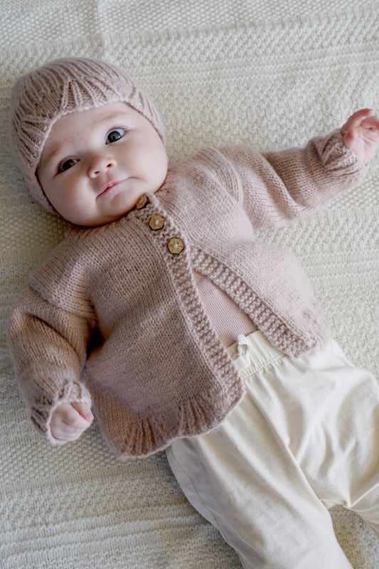 Lisa F Baby Cakes Poppy Cardi and Hat