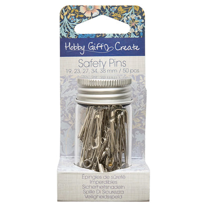 Hobby Gift Safety Pins in Jar