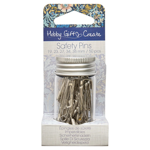 Hobby Gift Safety Pins in Jar