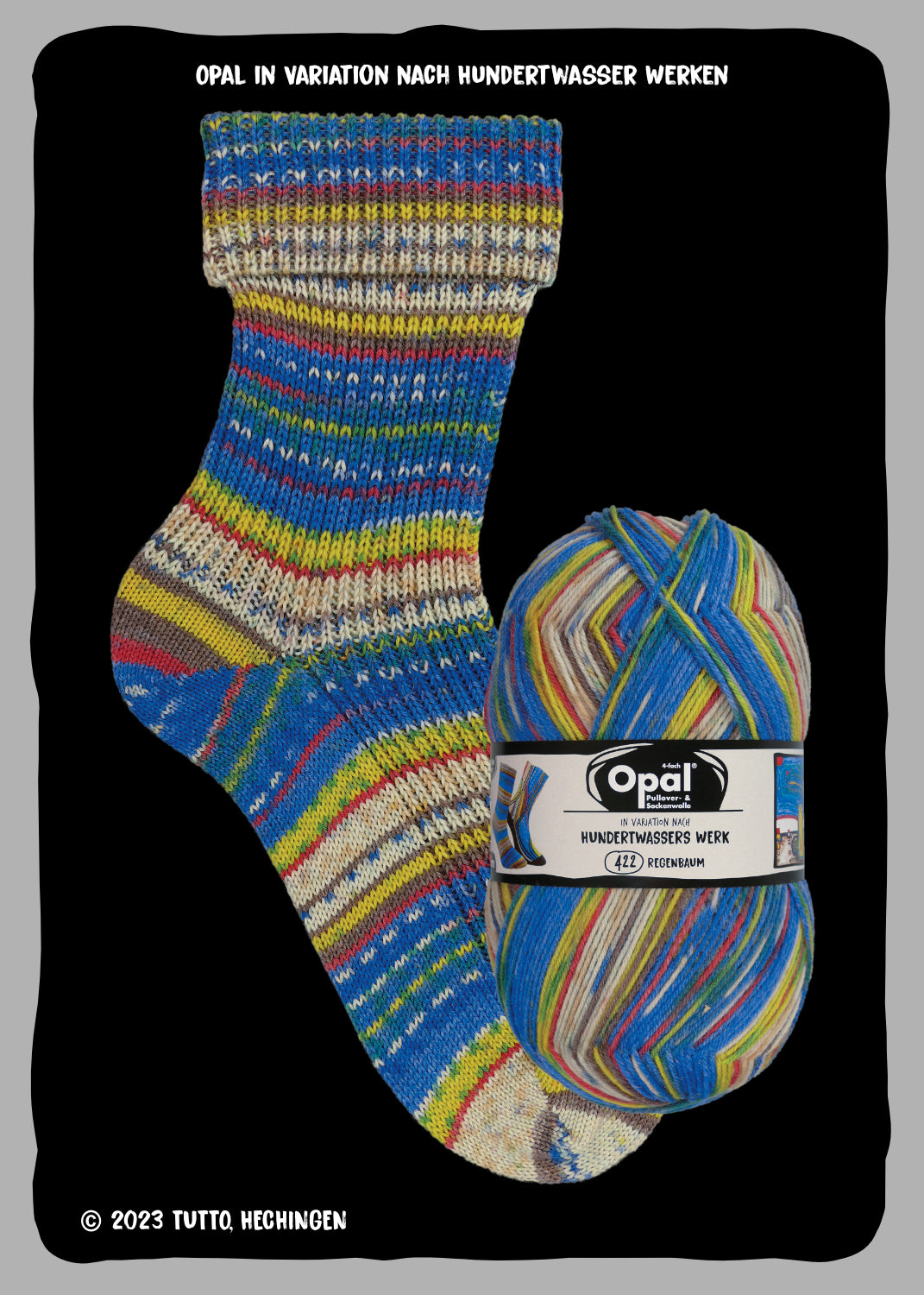 EOL - Opal Hundertwasser - 4 Ply Sock Yarn