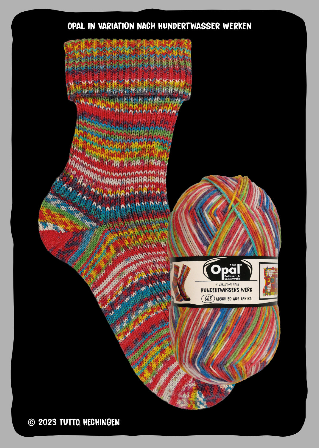 EOL - Opal Hundertwasser - 4 Ply Sock Yarn