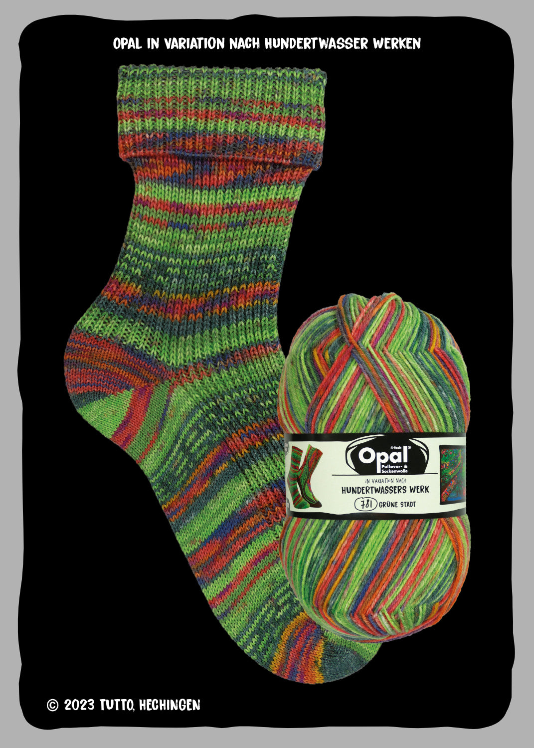 EOL - Opal Hundertwasser - 4 Ply Sock Yarn